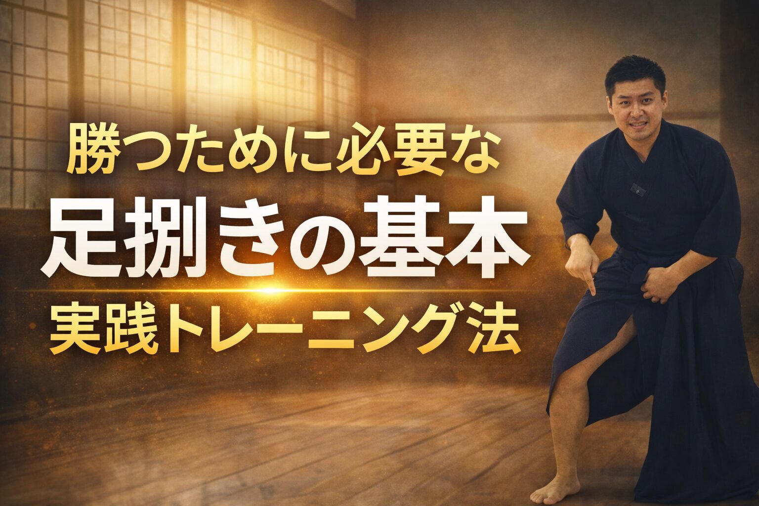 剣道の足捌き完全解説｜強くなるための練習法と意識すべき3つのポイント