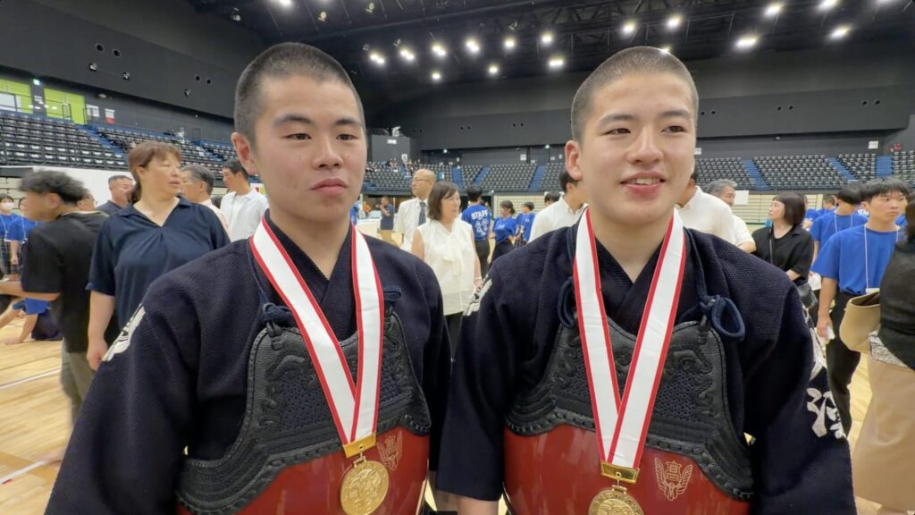 玉竜旗2026で優勝した福岡大大濠の先鋒・森慶輔選手と次鋒・北条蒼空選手