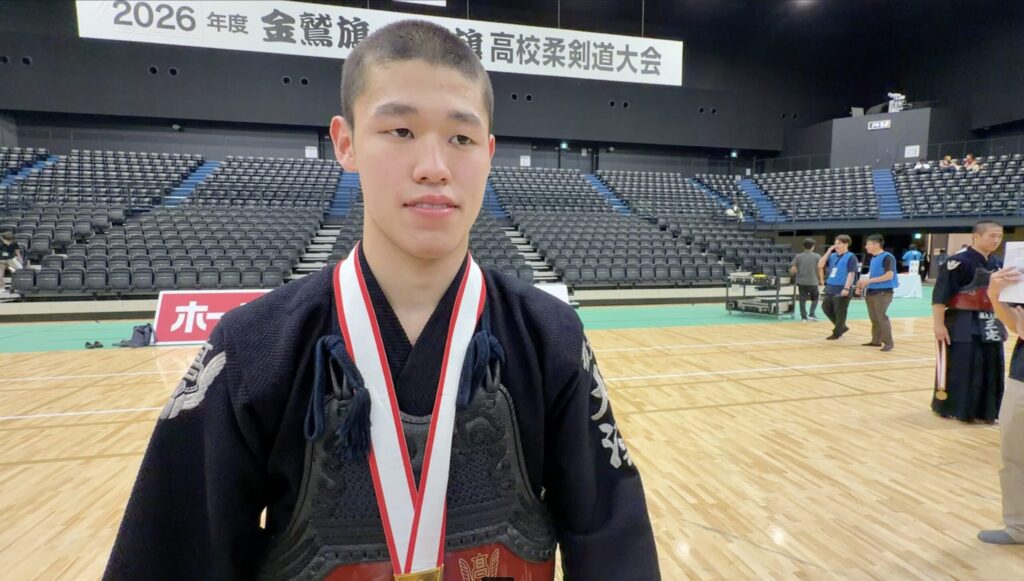 玉竜旗2026で優勝した福岡大大濠の中堅・留場陽大選手