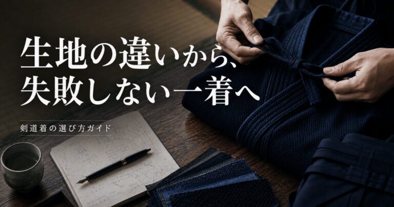 剣道着の選び方｜サイズ・着方・洗い方を日本一が解説