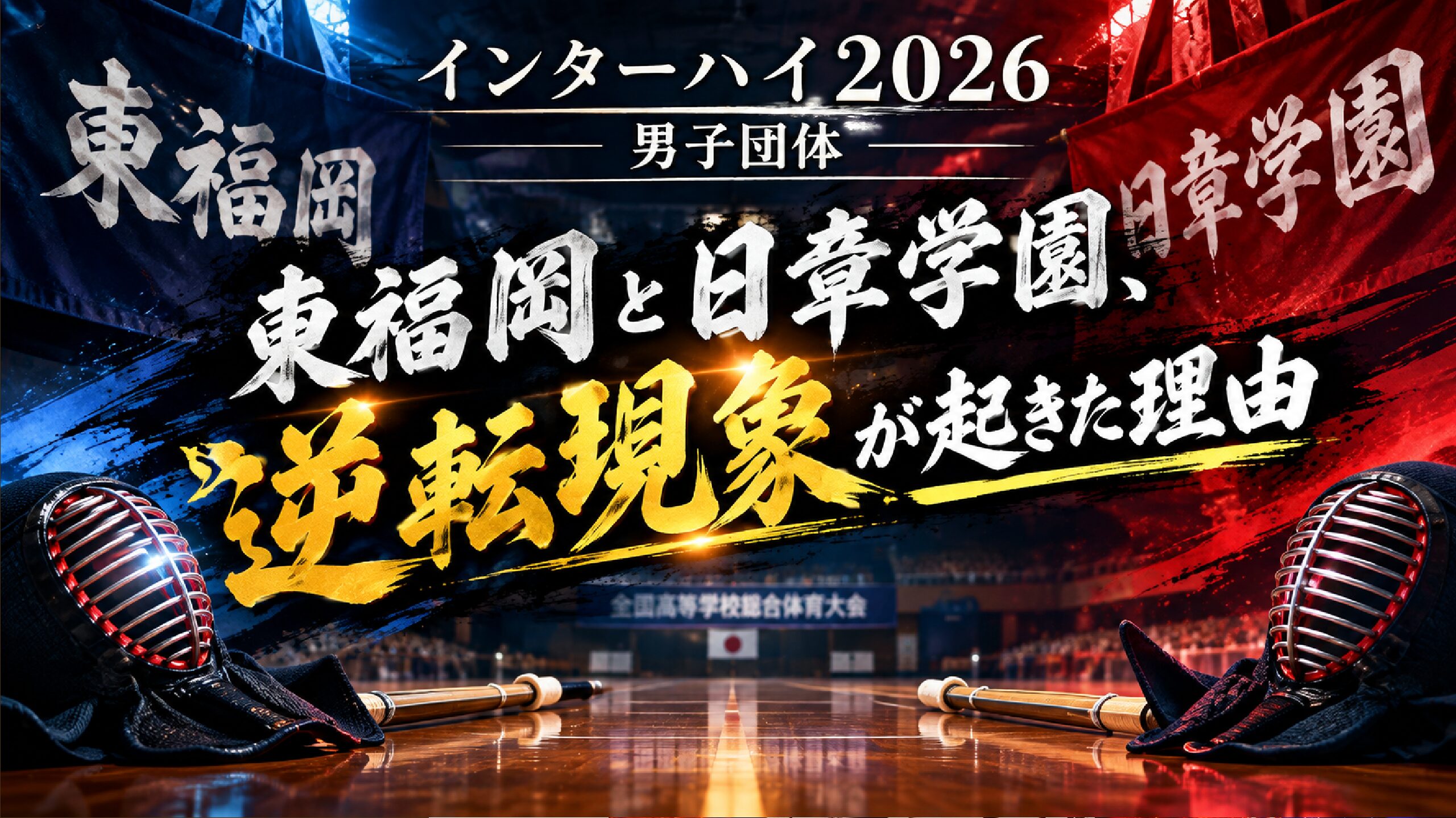 インターハイ2026男子団体｜東福岡と日章学園、逆転現象が起きた理由